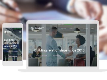 Employment Recruiting Custom Website Design And Development By Cassandra Byran Design Wichita KS